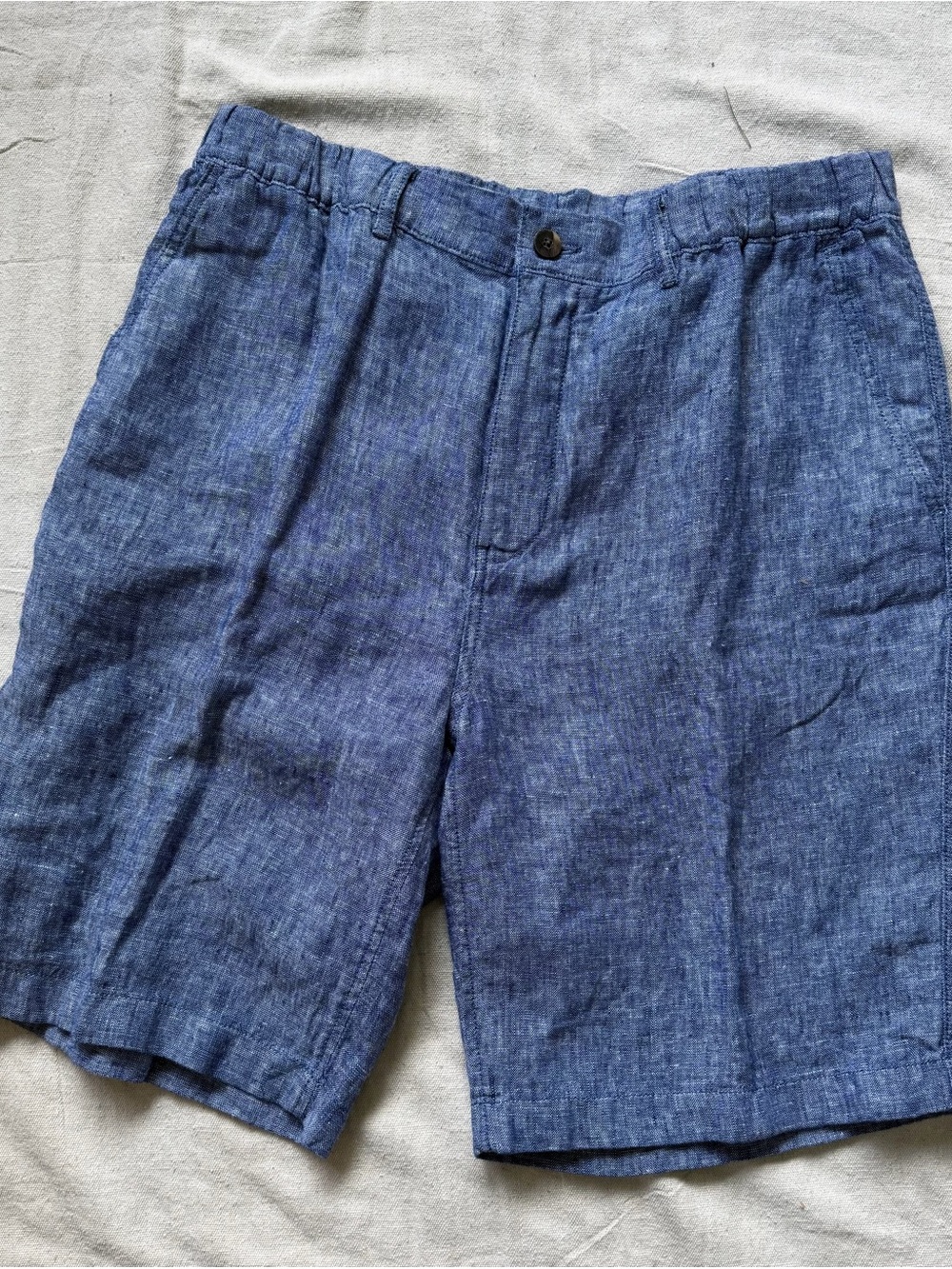 100% Linen Men’s Shorts Resort Casual Old Money Vacation Summer CARIBBEAN 38